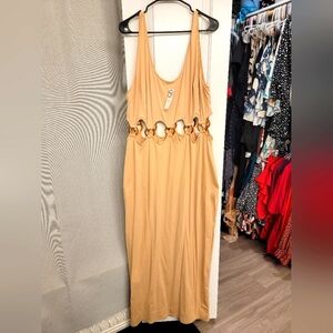 NWT Fashion to Figure Cut Out Maxi Dress